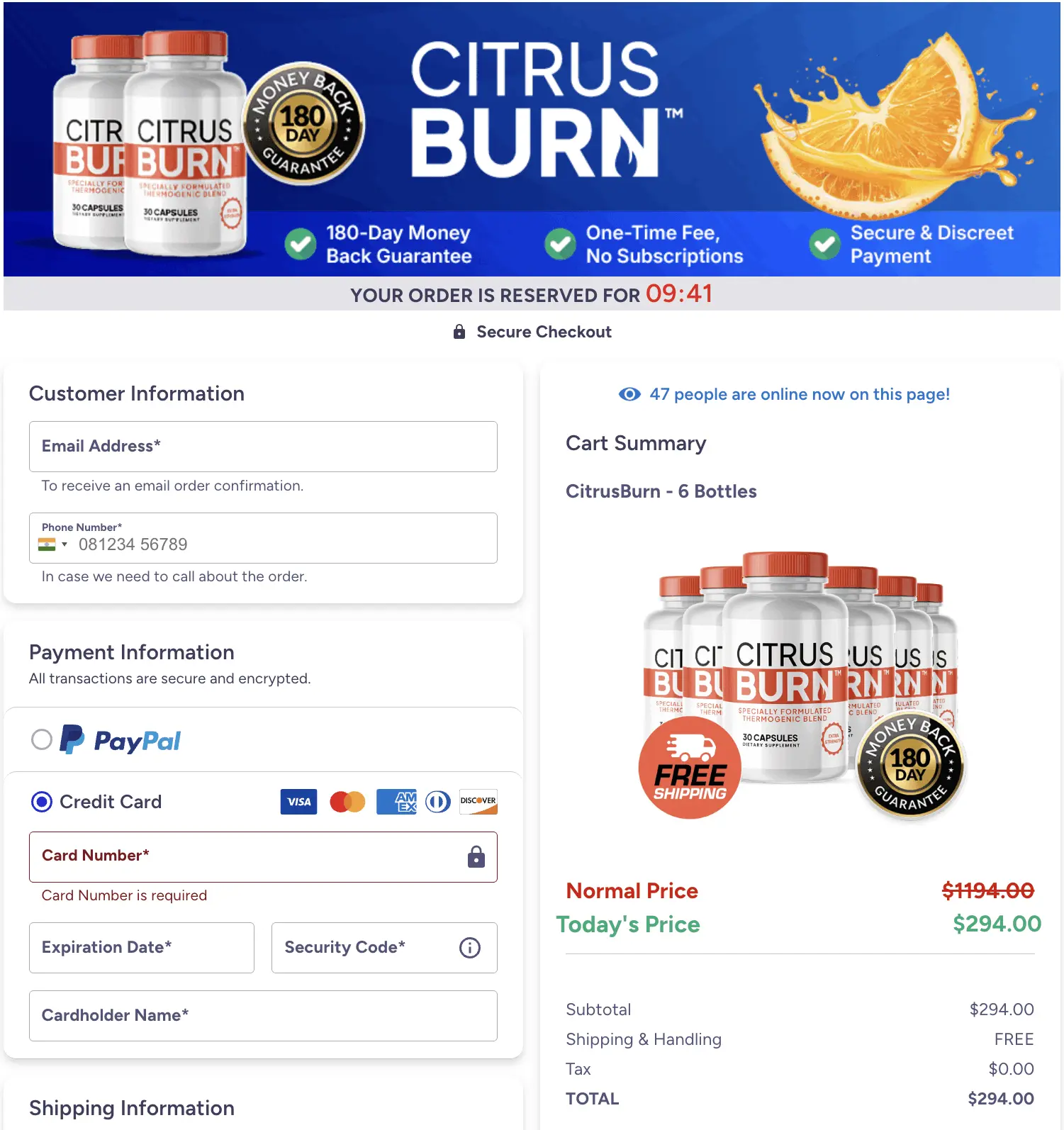 CitrusBurn Order Now